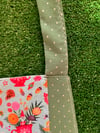 Adult Full Apron, Christmas, Bright Pinks, Red,  Blue and Green