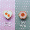 Egg Wooden Pins