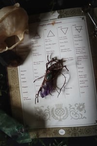 Image 2 of Witches Crystal Wand Talisman
