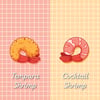 Shrimp Wooden Pins