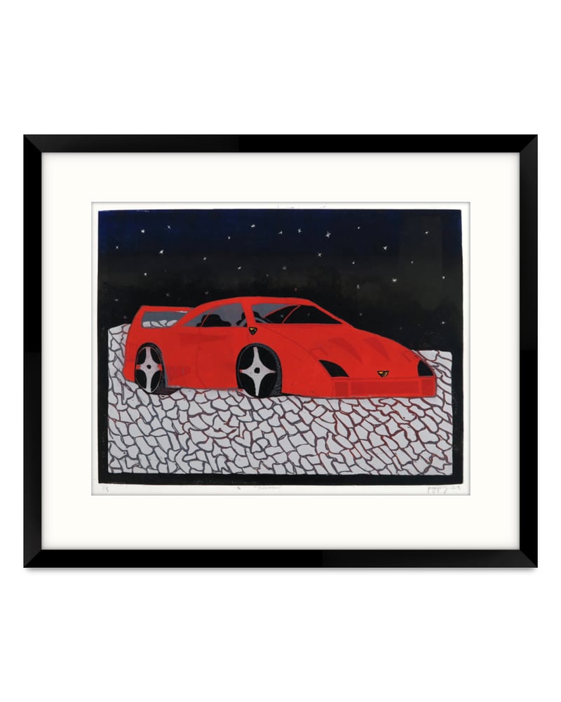 Image of Poppy Williams 'Ferrari' - Original artwork