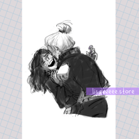 Erasermic / laugh lines | small print