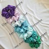  Satin scrunchies // 28 colors // 4 sizes