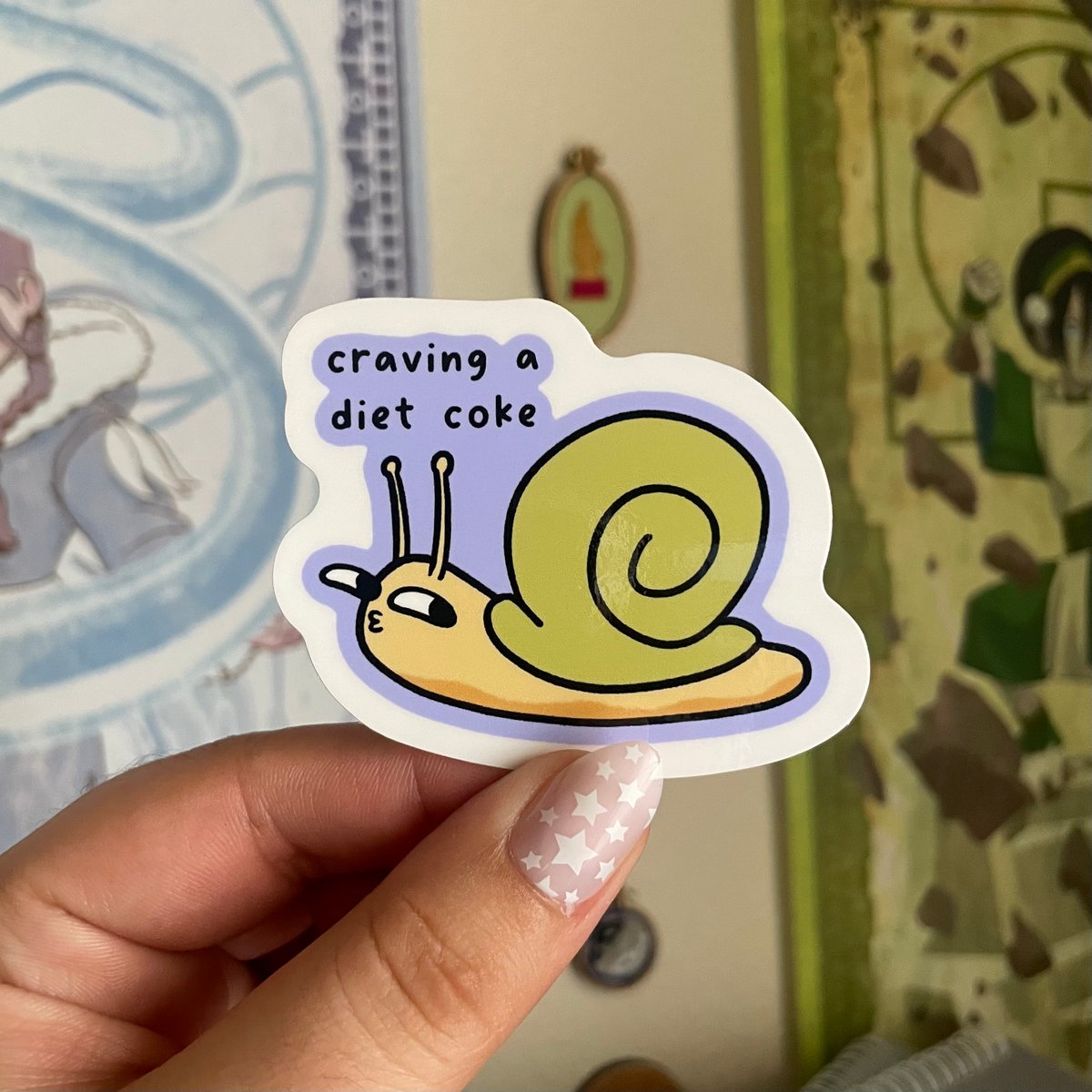 Soda Snail Sticker | Wysteria Art Shop