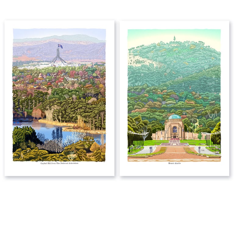 Capital Hill from The National Arboretum Digital Print Image 5