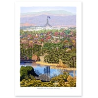 Image 1 of Capital Hill from The National Arboretum Digital Print