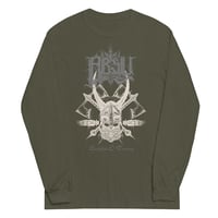 Image 4 of ABSU - CNIHTHAD Ó TANISTRY - LONG SLEEVE T-SHIRT (BLACK, BLUE, MILITARY GREEN)