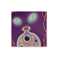 Image 2 of Sparkly Eyeball Potion Print