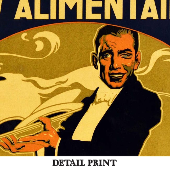 Pasta Pantagruel | Pates Alimentaires | VINTAGE ADS | WALL ART PRINT | VINTAGE POSTER