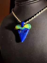 Image 3 of Yoshi(cfl)/sea slyme great white shark tooth pendant.