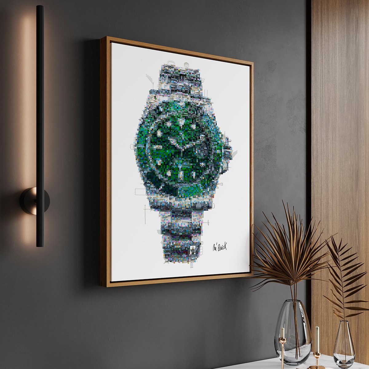 MONTRE ROLEX SUBMARINER HULK PRINT M BricK art