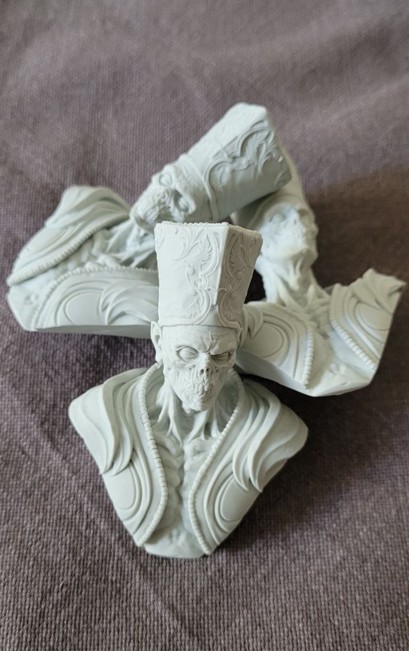 Image of Zombie monk bust 
