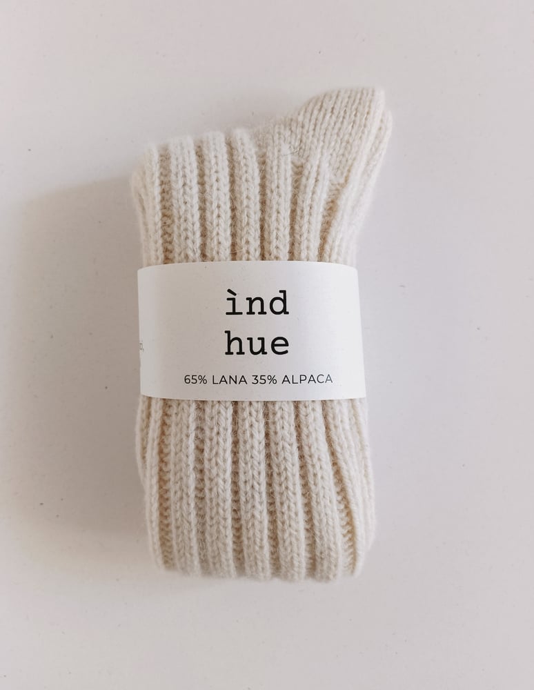 Image of NORDICO LUNGO_ALPACA E LANA _ NATURALE