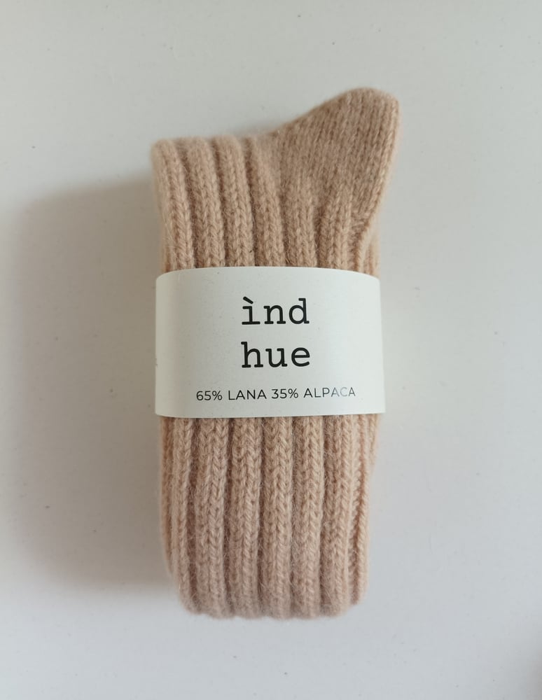 Image of NORDICO LUNGO_LANA E ALPACA_ BEIGE SOFT