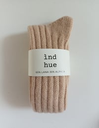 NORDIC LONG SOKCS_ALPACA AND WOOL_ BEIGE SOFT