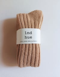 NORDIC LONG SOCKS_ALPACA AND WOOL_ CAMMELLO