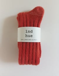 Image 1 of NORDIC LONG SOCKS_ ALPACA AND WOOL_ ARAGOSTA