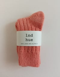 Image 1 of NORDIC SHORT SOCKS_ ALPACA AND WOOL _ TRAMONTO