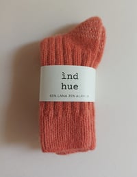 Image 1 of NORDIC SHORT SOCKS_ ALPACA  AND WOOL_ AUTUNNO