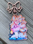 Image 5 of Double sided Rainbow Magical girl Acrylic charms