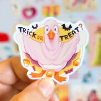 Image 3 of Ghost Duck Halloween Stickers