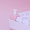 [RESERVED for Alissa] pink flower snail keycap 