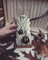 Image 1 of Axis Mundi obsidian necklaces