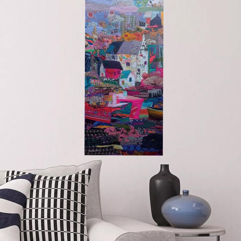 Port on a bright day