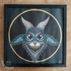 Baphomet Bunny Drawing (16 x 16 Inches)