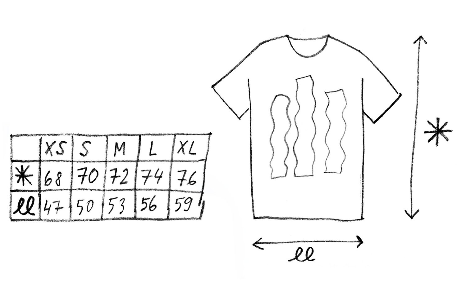 Image of BRUSH STROKES BASIC TSHIRT