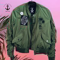 Image 2 of Ganesha ¥ Bomber jacket ¥ unisex ¥ viLLaGe punK ¥ IbiZa ¥ jacket ¥