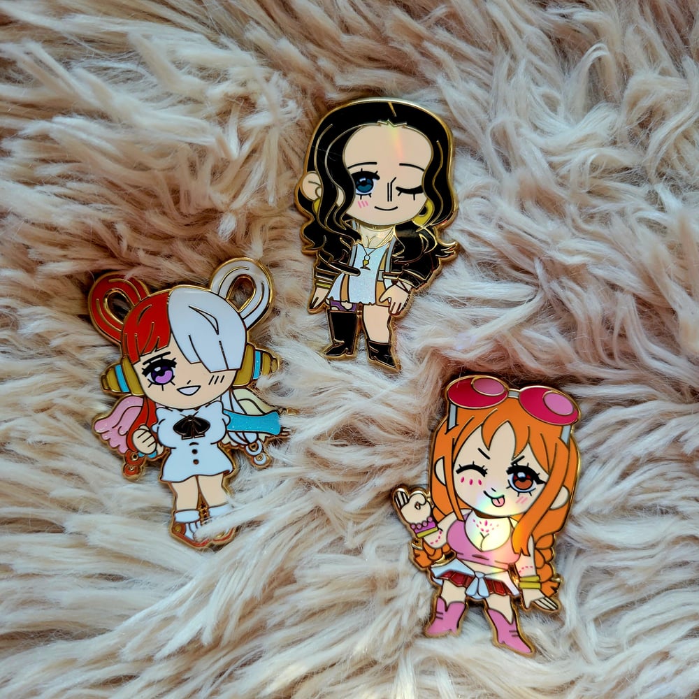 Image of GOLD Film Red Chibis 