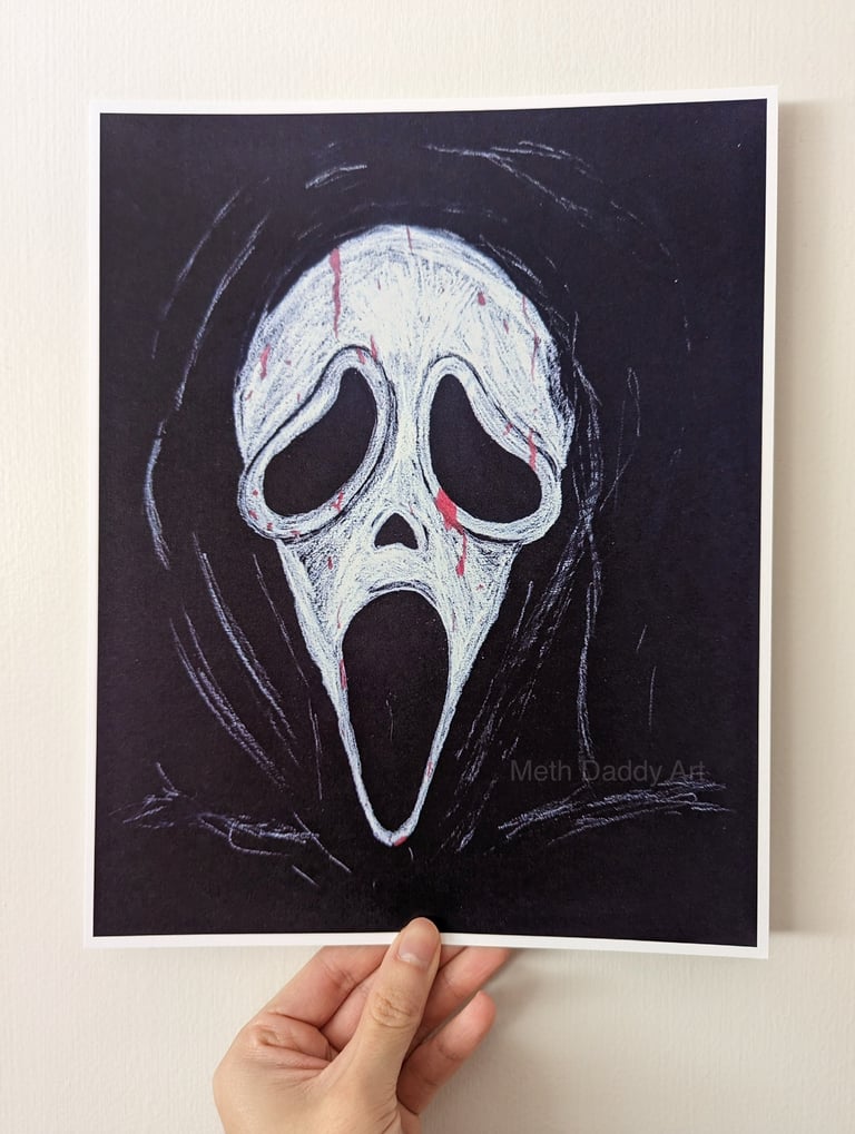 Ghostface Study print