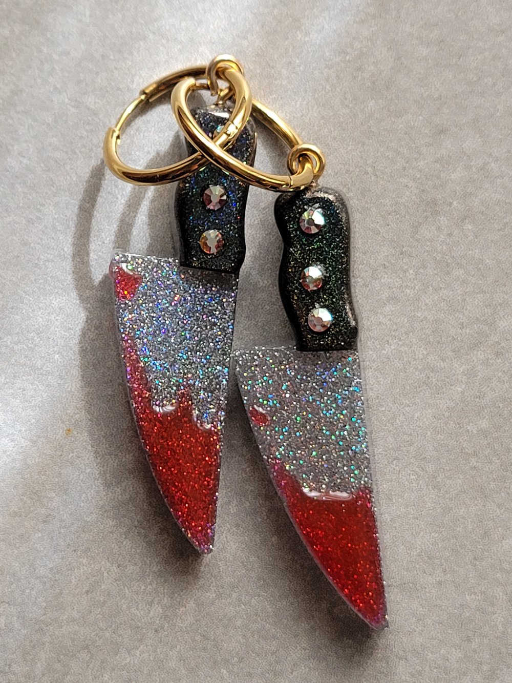 Image of Bloody Knives Earrings