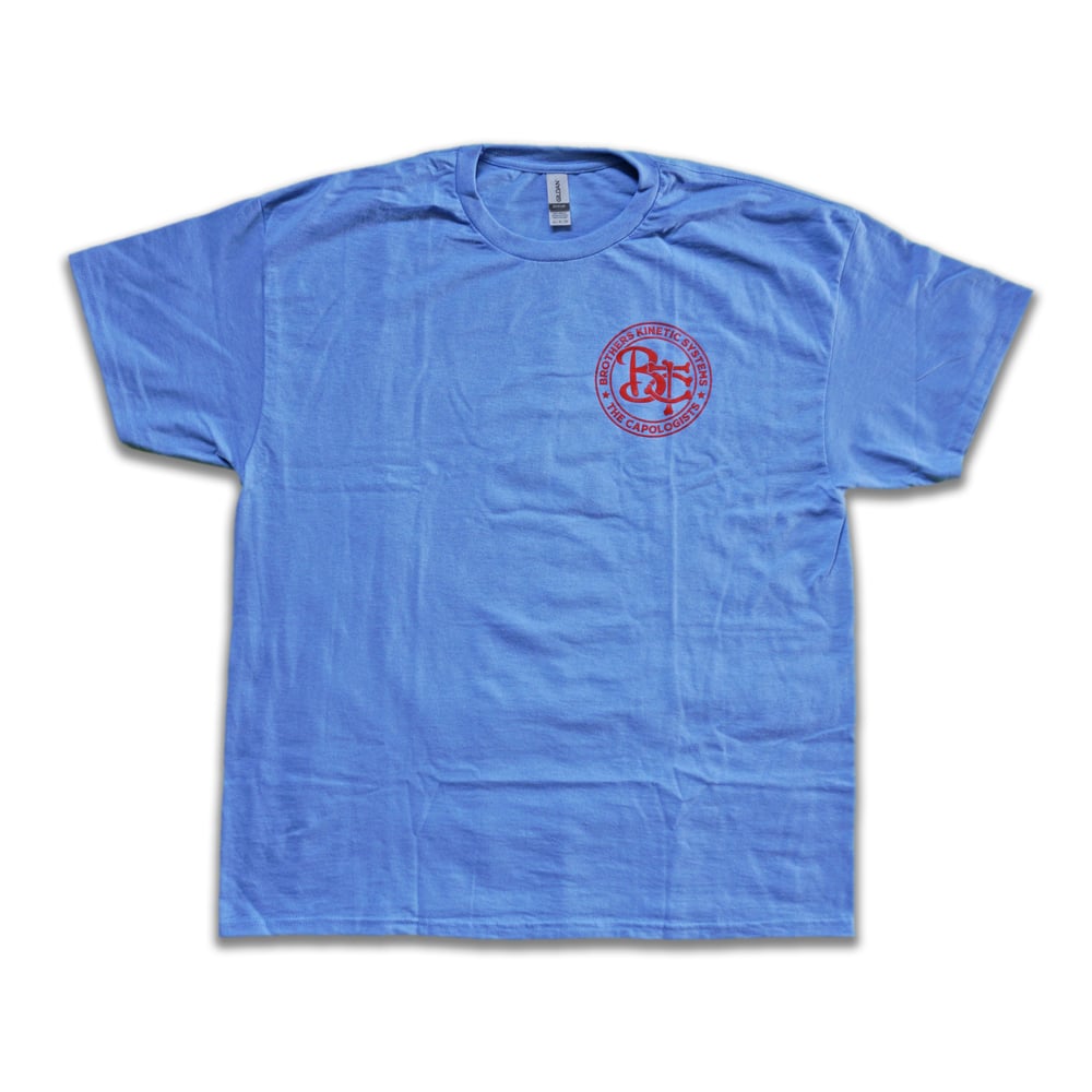 Super Blood Bros. Team Rider Shirt - SKY BLUE