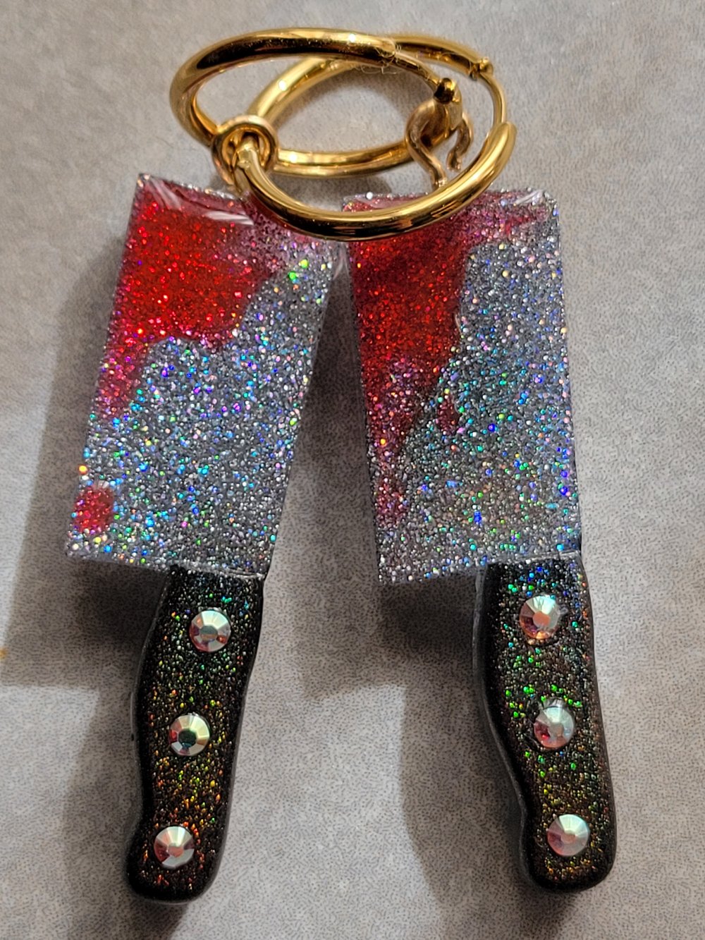 Image of Bloody Cleaver Earrings