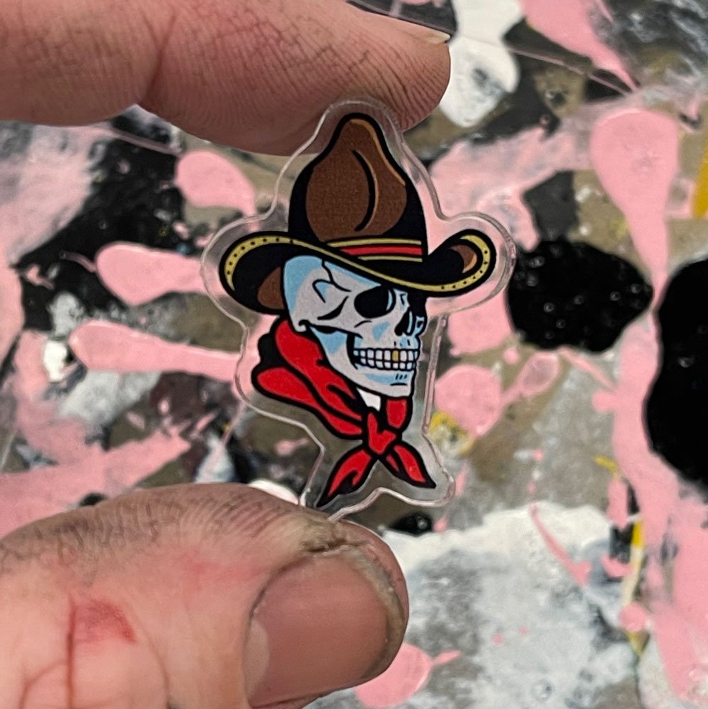 Cowboy- Acrylic Pin