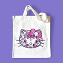 Image 1 of Large White Sanrio Tote Bags