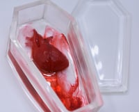 Image 3 of Anatomical Bleeding Heart Coffin Box - Ephemeral Friday the 13th Collection 