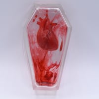 Image 2 of Anatomical Bleeding Heart Coffin Box - Ephemeral Friday the 13th Collection 