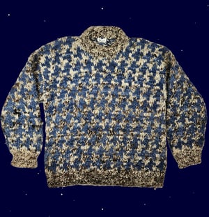 Patterned wool sweater