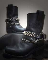 Image 4 of Hellbent Spiked Boot Straps
