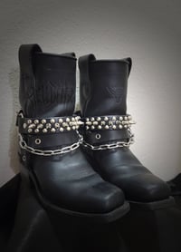 Image 5 of Hellbent Spiked Boot Straps