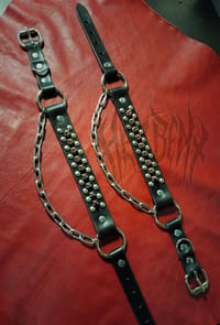 Image 1 of Hellbent Spiked Boot Straps