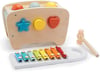 Amazon Basics Pounding Bench With Xylophone and Shape Sorter-kids Gift For Age 18M+, Boy Girl Baby