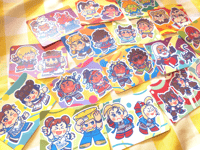 Image 1 of Street Fighter 6 Vinyl Sticker Sets