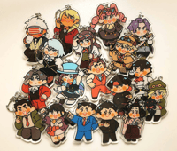 Image 1 of Ace Attorney Acrylic Charms