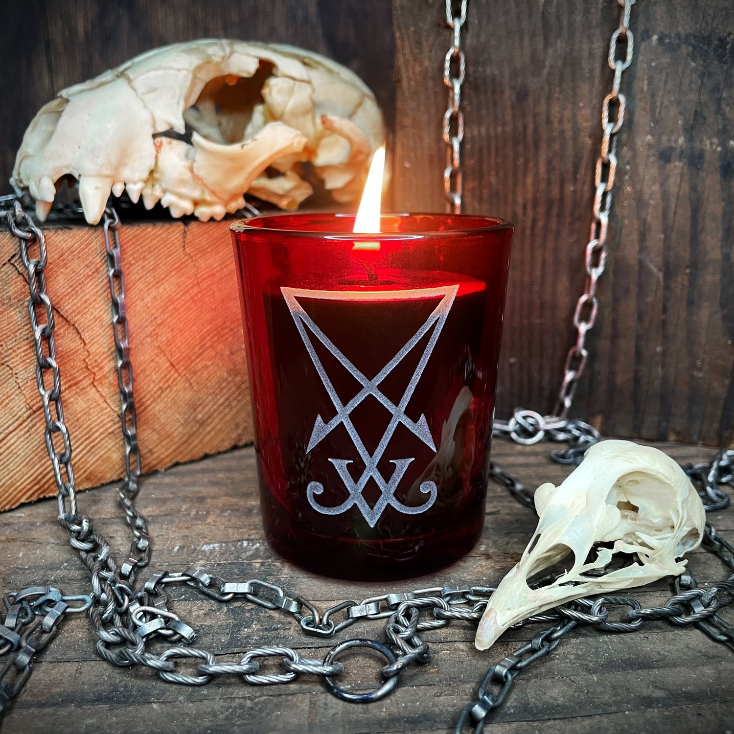 Image of Lucifer Sigil Votive Candle