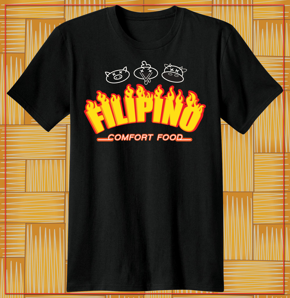 FILIPINO COMFORT FOOD  - TEE (BLK)