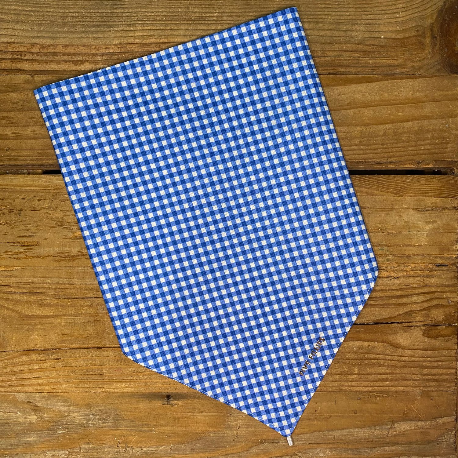 Image of Blue Gingham Scarf